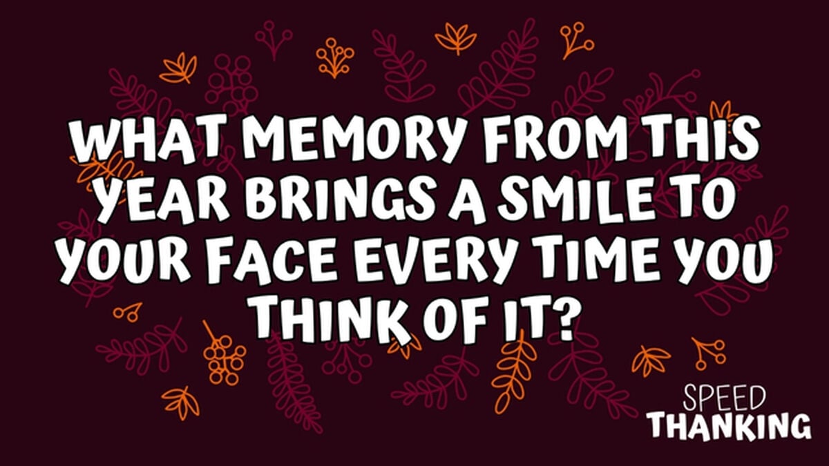 Speed Thanking image number null